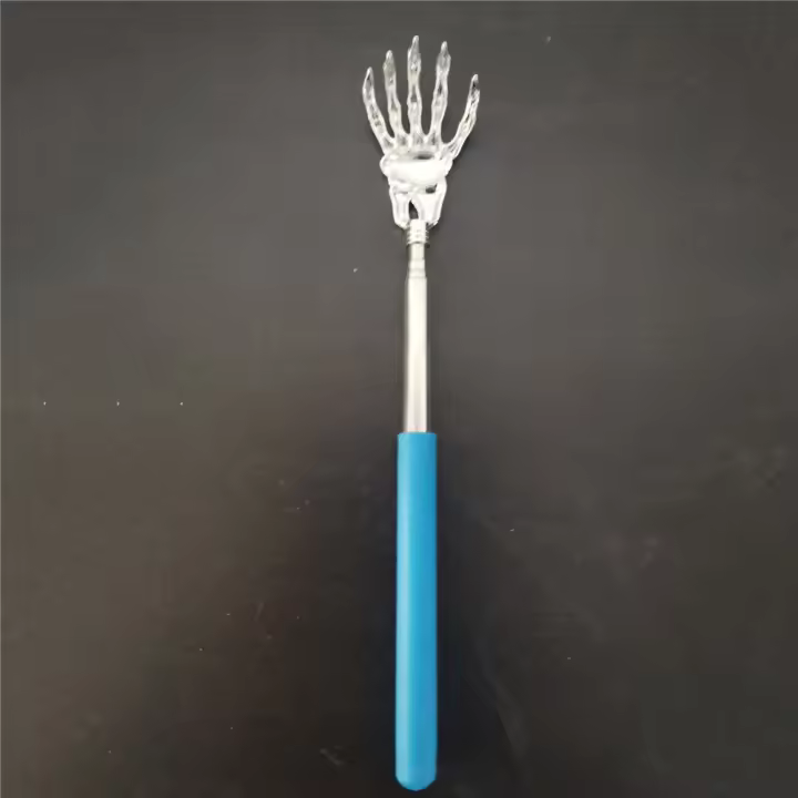 Masajeador De Espalda Telescopio En Acero Inoxidable Scratcher Extensible Alivio Del Picor Regalo Para Hombres Adultos Herramienta De Masaje Para El Cuerpo - 1