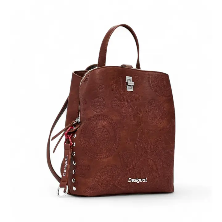 Desigual | Mujer | Mochila Dejavu mini marrón - 1
