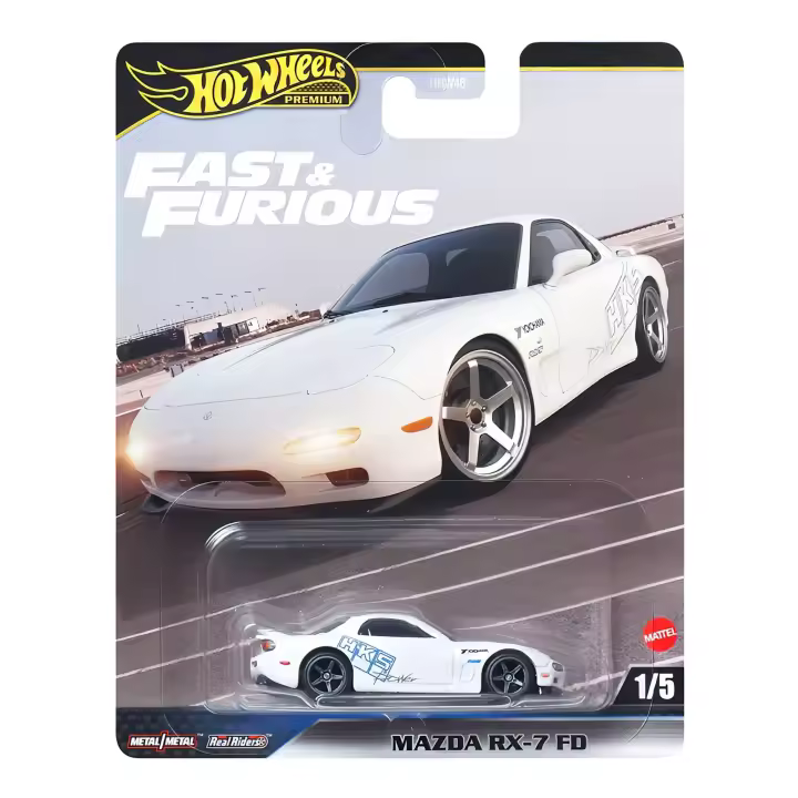 Hot Wheels Premium Fast & Furious Mazda RX-7 FD 1/5 - 1