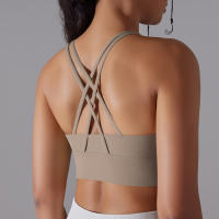 Sujetador Deportivo Para Mujer Alta Soporte Impacto Yoga Running Quick Dry Top Deporte Gimnasio Padded Bralette Sexy - details 34