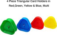 Porta cartas para juegos, juego de 4 porta cartas - details 1