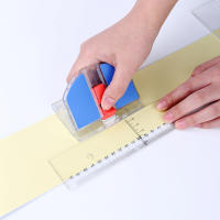 Cortadora De Papel Aibecy Trimmer De Escritorio Soporte De Superficie Inclinada a 45° O Plana a 90° Con Diseño De Bloqueo De Seguridad Para Manualidades Y Fotos - details 8