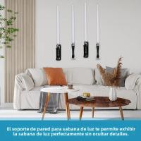 Soporte De Acrylic Para Espada Luz Transparente 1pc Organizador Simple Para Exposición En Sala De Estar Y Restaurantes Montaje En Pared Incluye Tornillos - details 6