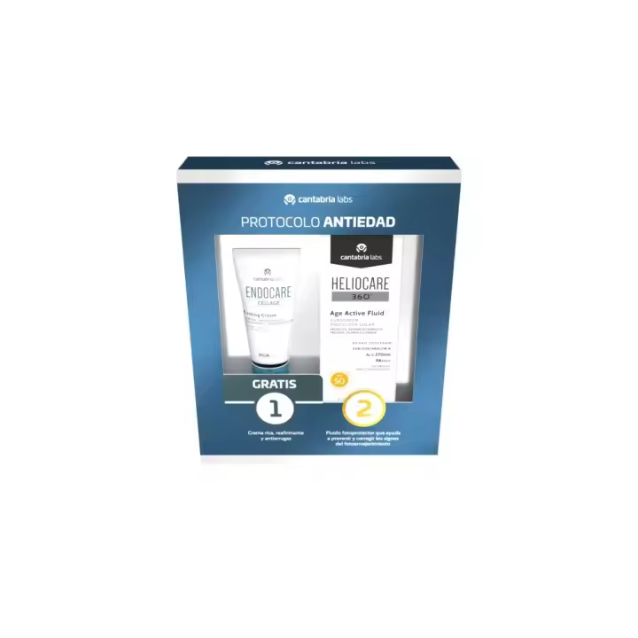 Pack REGALO Heliocare 360° Age Active Fluid SPF50 + Firming Cream Gratis - 1