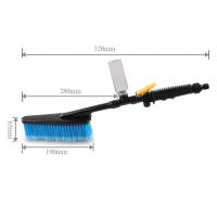 Cepillo De Coche Con Botella Limpiadora Espuma Limpia Para Automóviles Camiones Caravanas off Road 4x4 SUV Accesorios De Motocicleta Herramienta De Cuidado Del Auto - details 7