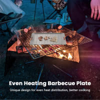 Juego De Cocina Al Aire Libre Con Sartén Y Pinzas De BBQ De Titanio Superficie No Adherente Matte Para 1 Personas - details 21