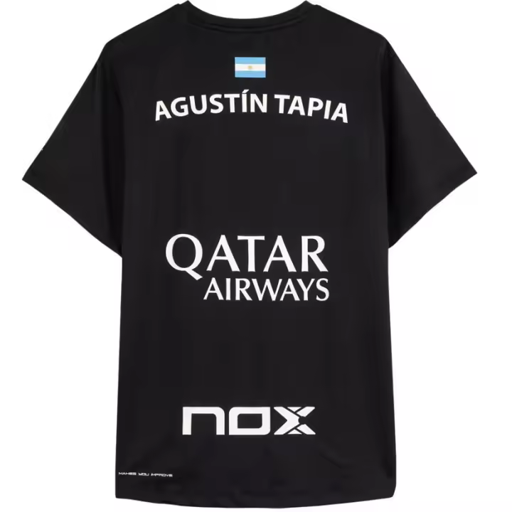 Camiseta Nox Negro Agustín Tapia - 1