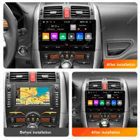 Estéreo De Coche 8 Núcleos Para Toyota Auris E150 2006-2012 Multimedia Android 13 Sin 2 Din DVD Con Wireless CarPlay Y Android Auto - details 3