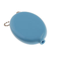 Pequeño Monedero Oval De PVC Colorido Con Cadena Hermoso Portador De Cambio Para Viajes Portátil Y Práctico - details 1