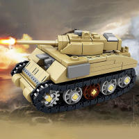 Bloques De Construcción Militar WW2 Tanque De Asalto Karrh Cannon 8en1 Juguetes Educativos Para Niños Bloques De Armas De Ejército Compatible Con Lego - details 13