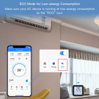 Controlador De Termostato WiFi MOES Tuya Con Pantalla LCD Y Botón Táctil Sensor De Temperatura Y Humedad Incluido Compatible Con Alexa - details 2