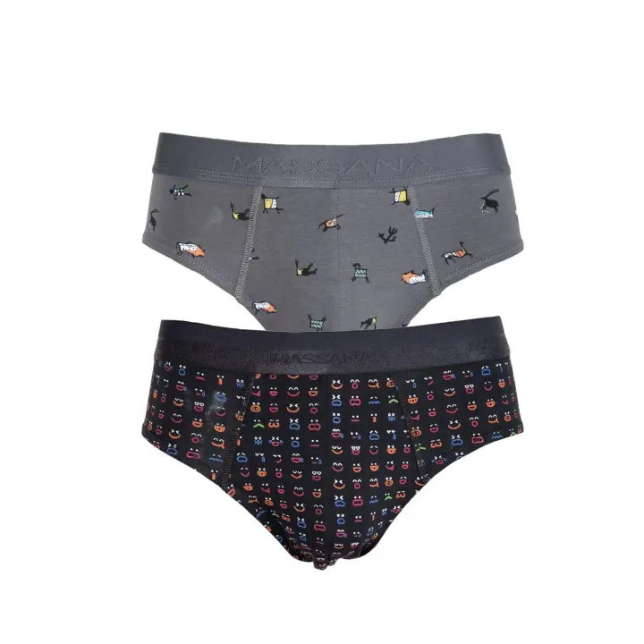 Massana Pack 2 Slips Estampados Surtidos 28313 - 1