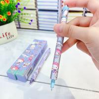 Sanrio Hello Kitty Y Kuromi Lápices De Gel 12pcs Suministros Escolares Para Estudiantes Punta 0.5 Negro Bolígrafo Precioso Para Niños Regalo Kawaii - details 6