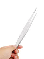 Pinzas De Barbacoa Y Jardín Médico Para El Hogar Herramienta Larga Para Cocina Y BBQ Pinza Recta Y Dientes Pinza De Alimentos 20CM/30CM Acero Inoxidable - details 6