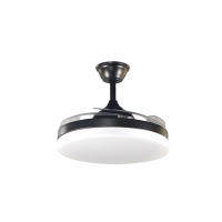 Ventilador de techo XTRELAMP ALARIK Motor Dc  6v NEGRO LED 36W con mando a distancia 3600 lm Diámetro 106cm - details 2