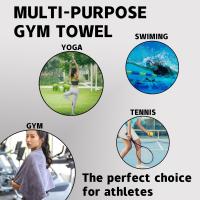 Toalla Deportiva De Microfibra 42x95cm Para Gimnasio Yoga Natación Fitness Secado Rápido Antideslizante Para Playa Correr Absorción Rápida Tejido Terry Máquina Lavable - details 12