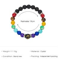 Pulsera De Los 7 Chakras 2pcs Para Hombres Y Mujeres Con Tarjeta De Significado Joyería De Hecho Natural Para Yoga Y Healing Regalo - details 0