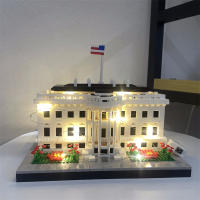 Knew Built Capitol Micro Mini Bloque De Construcción Con USB LED Replicación Arquitectónica Destacada Juguete Educativo Decorativo Novedades - details 7