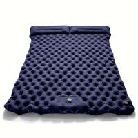 Nueva Manta De Acampar Inflable Doble 2025 Con Almohada Integrada Para Viajes Y Senderismo Matrícula De Camping Con Bomba De Almohada Incorporada - details 4