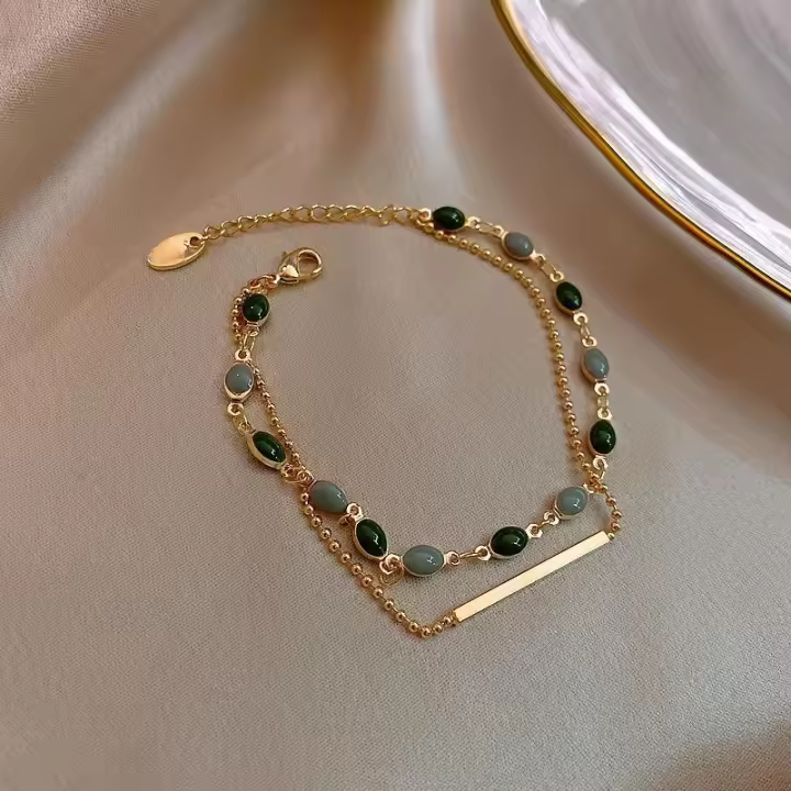 Pulseras ajustables de Doble Capa para Mujer - 1
