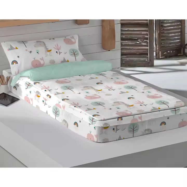 SACO NORDICO INFANTIL 100% ALGODÓN CON RELLENO RAINBOWLAND HACIENDO EL INDIO FABRICADO EN ESPAÑA - 1