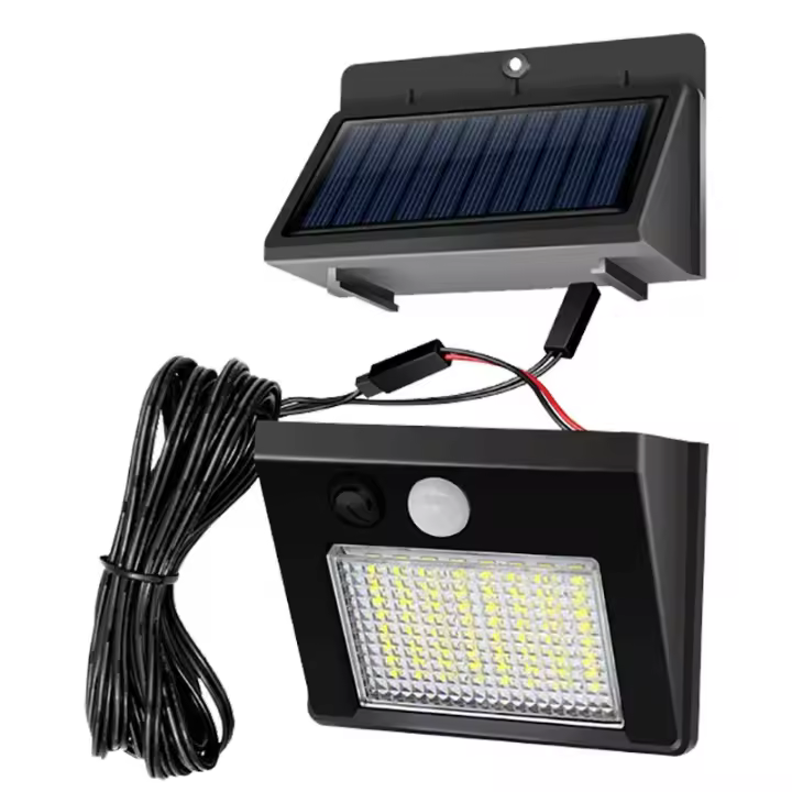 Lámpara Solar Exterior IP65 Con Sensor De Movimiento 48LED Luz De Calle Para Jardín Decoración Y Interior Impermeable - 1