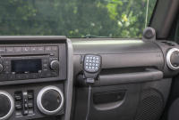 Soporte Para Walkie Talkie Para Jeep Wrangler JK JKU 2007-2017 Accesorio De Interior Negro Montaje De Micrófono Para Radio - details 8