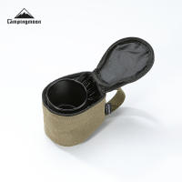 CAMPINGMOON Juego De 4 Piezas Sierra Bowl Y Taza De Acero Inoxidable Para Camping Y Picnics Con Bolsa De Almacenamiento Utensilios De Mesa Al Aire Libre - details 23