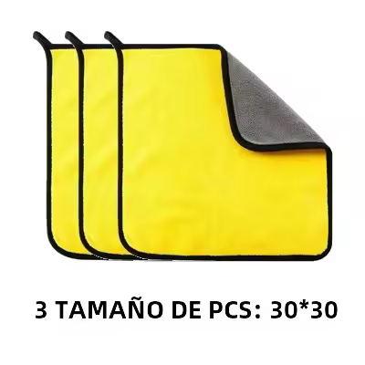 Toalla De Lavar Coche Microfibra 30x30/60CM Toalla De Secado Para Limpieza Y Cuidado Del Coche Venta Individual O En Pack De 3/5/10 - 1