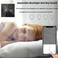 Termostato Inteligente WiFi Tuya Para Calefacción Eléctrica Y Agua/Gas Con Control Remoto Compatible Con Alexa Y Alice - details 5