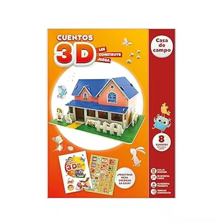Cuentos para Imaginar y Construir 3D Casa de Campo Imagiland PTCN12 - 1