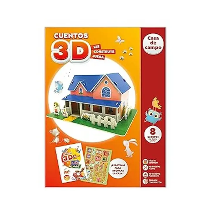 Cuentos para Imaginar y Construir 3D Casa de Campo Imagiland PTCN12 - 1