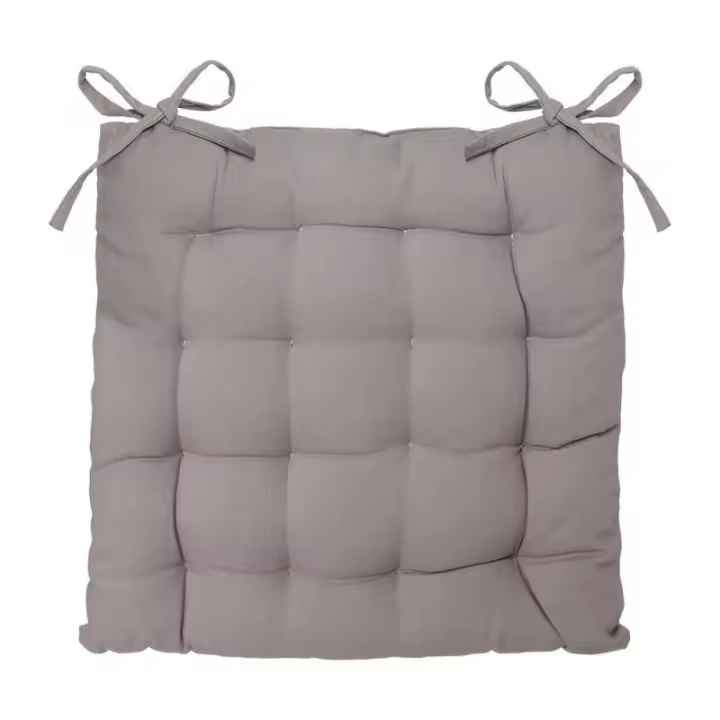 Cojín para silla estilo galleta Color visón 38x38cm - 1