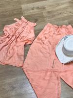 BLUSA SIN MANGA Y PATALON FLUIDO - details 0