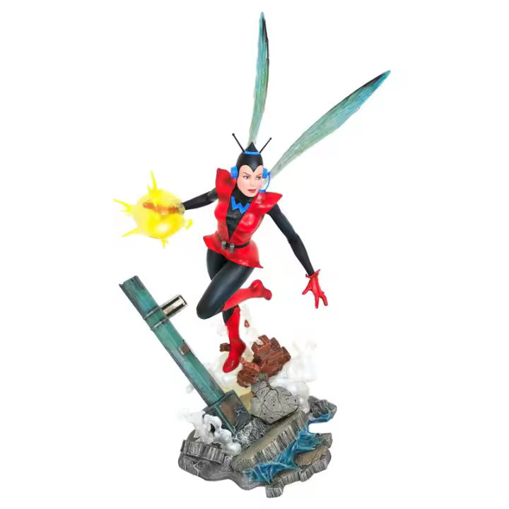 Estatua Wasp Marvel Gallery 33cmFigura  Coleccionable - Idea de Regalo- Mercancia Oficial - Juguetes para Niños y Adultos - Movies Fans - Muñeco para Coleccionistas y Exposición - 1