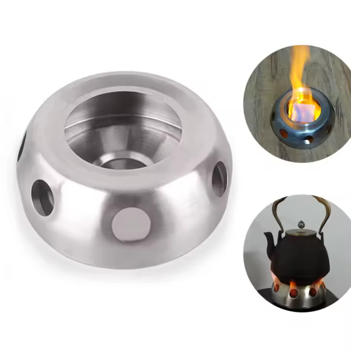 Estufa De Alcohol Portátil Mini Para Camping Viajes Picnics BBQ Cocina Resistente Al Sólido Para Exteriores Sin Ignición Incluida - 1