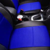 Funda de asiento de cuero sintético para Coche de 5 plazas, universal, con las costurastipo sándwich y Arco. - details 18