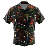 Camisa Hawaii Botones Hisoka V2 Phantom Troupe Hunter X Hunter Para Hombres Ropa Casual Japonesa Verano Adecuado Para Padres E Hijos - details 4