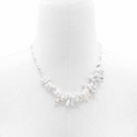 VivaEsencia – Collar de Jaspe Blanco Natural Hecho a Mano | Armoniza emociones, aporta claridad mental y paz interior | Estilo Boho con energía protectora para rituales, meditación y bienestar diario - details 2