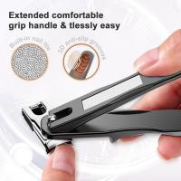 Tijeras De Uñas Rotativas 360 Grados En Acero Inoxidable Herramientas De Manicura Antisalpicaduras Multi-Angulo Para Dedos Y Pies - details 3