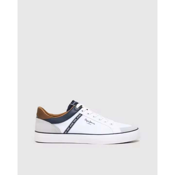 Zapatillas Pepe Jeans Bajas Hombre Blanco PMS31073 KENTON STAGE M - 1