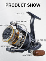 Carrete De Pesca Spinning BILLINGS 12KG Arrastre Máximo Para Agua Dulce Y Salada Con Carril Metálico Interchangeable Izquierdo/Derecho - details 1