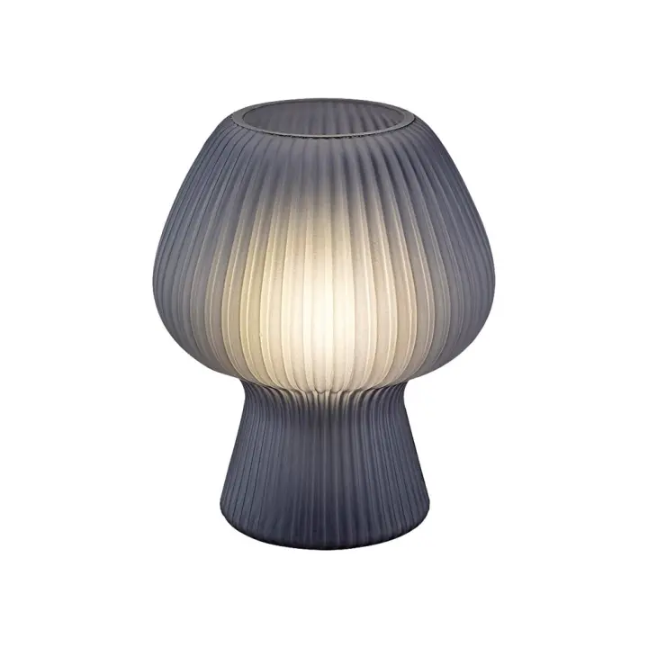 Lámpara de Mesa Blanca Cristal Ahumado 1xE14 60W IP20 VINELLE  RABALUX - 1