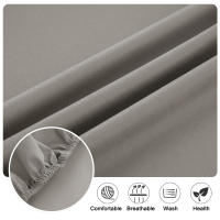 Sábana Impermeable De Tela Doble California King Size Para Cama Doble Cubierta De Matrícula De Sábana De Cama Reina Y Rey - details 1