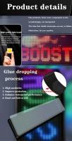 Pantalla LED Portátil Para Coche Con Control Bluetooth App Animación Matriz LED Flexible Iluminación LED Para Vehículos - details 12