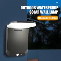 Lámpara De Pared Solar LED Plegable 120° Impermeable Con Sensor De Movimiento 3 Modos Luces De Calle Para Jardín Decoración - details 10