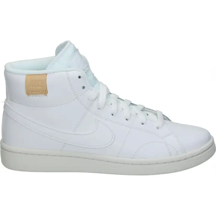 NIKE | Zapatilla NIKE Court Royale 2 Mid para Mujer – Zapatilla Alta en Color Blanco – Sneaker con Cordones – Estilo Casual – Versátiles – Cómodas – Ligeras – Modelo CT1725-100 - 1