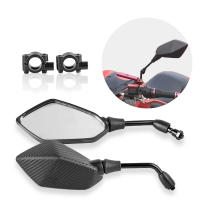 Espejos Retrovisores Convexos Para Motocicleta 10mm Universal Para Barra De Manillar Scooter ATV Off-road Motorbike E-Bike - details 0