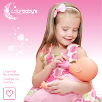 Set muñeca bebé de 20 cm c/ropita y accesorios Colorbaby's - details 4