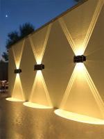 Lámpara De Pared Solar Exterior LED Impermeable Iluminación Moderna Para Jardín Balcones Decoración Luz De Escenario IP65 - details 3